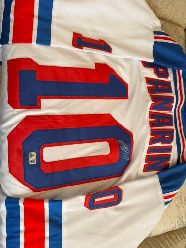 FORMER NEW YORK RANGER #10 ARTEMI PANARIN "BREADMAN" SIGNED JERSEY - BECKETT AUTHENTICATED