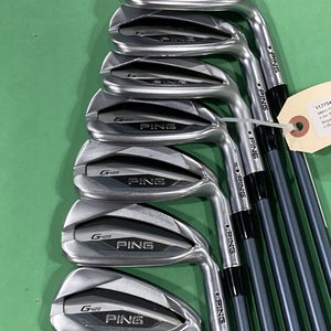 Used Men's Ping G425 Right Handed Iron Set | 6i-9i, U, W, S wedges | R Flex | Alta CB Graphite Shaft