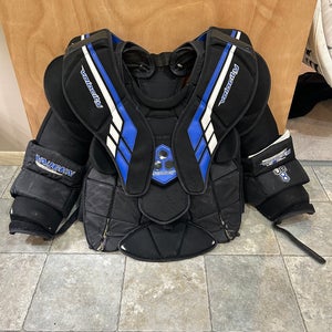 Large Vaughn V8 Pro Carbon Goalie Chest Protector Pro Stock (Used)