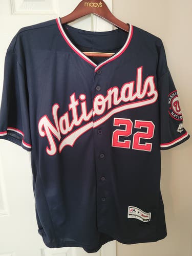 Juan Soto #22 Washington Nationals Majestic Flex Base Jersey, High-End Authentic (Used)