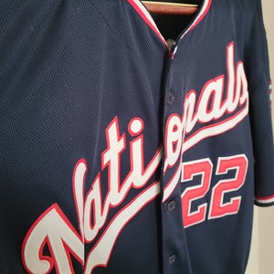 Juan Soto #22 Washington Nationals Majestic Flex Base Jersey, High-End Authentic