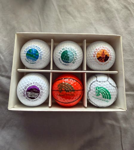 NEW The Hawaii Golf Collection (6 Golf Balls)