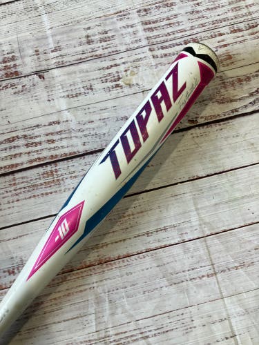 2022 Easton Topaz Alloy Bat (-10) Alloy 19 oz 29" (Used)