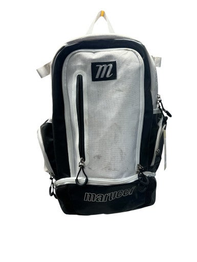 Used Marucci BAT BACKPACK BB/SB Player Backpack Black And White 11835-S000203659