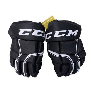Used CCM QLT250 Youth Gloves Black 10" 11835-S000205688