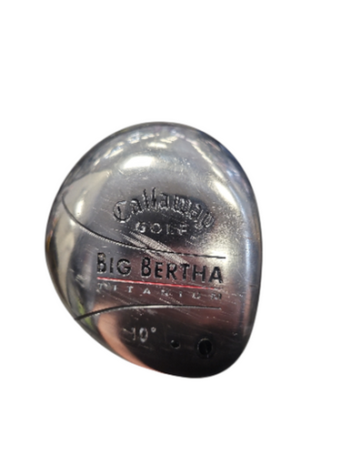 Used Callaway BIG BERTHA TITANIUM Mens Driver RH 10.0 Degree 11850-S000021763
