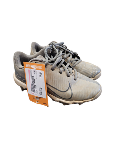 Used Nike VAPOR BB/SB Cleats Grey Junior 02 11850-S000023365