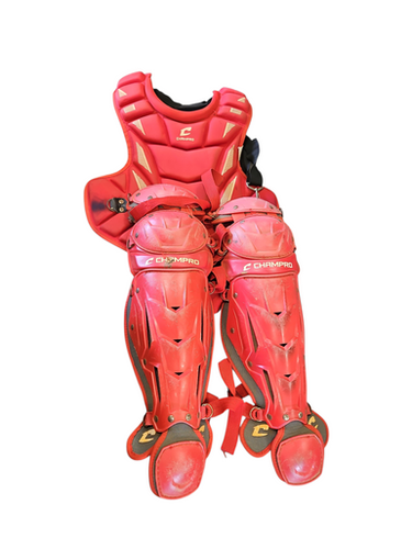 Used Champro CHEST PROTECTOR/ SHIN PROTECTORS Catchers Equipment Other 11850-S000023466