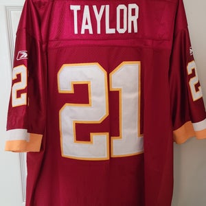 Authentic Reebok "On-Field" Sean Taylor #21 Jersey with 75th Anniversary Patch Size 52 L/XL Adult