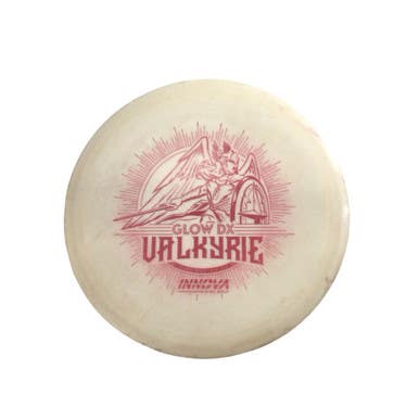Used Innova GLOW VALKYRIE Disc Golf Driver White 11760-S000088387