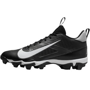 Nike Alpha Menace 4 Shark FN0028-001 Men 13 Black White Football Cleats RHS7774