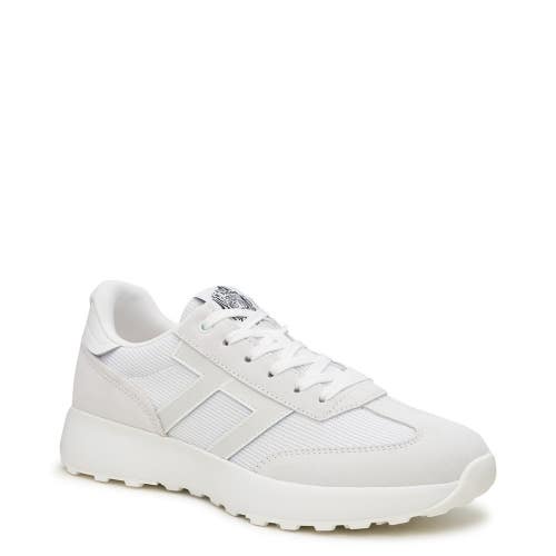 Le Tigre Baxter Sneaker Men's 11 Bright White Lace Up Lifestyle Shoes HAWK3089