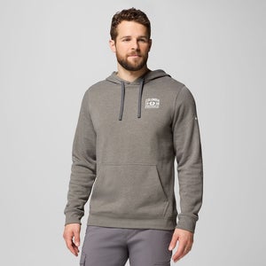 Columbia Trek Hoodie Men Large Charcoal Graphic Kangaroo Pocket Pullover JAX1108
