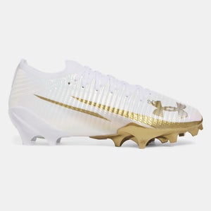 Under Armour Blur Pro 3028220-105 Mens US 10 White Gold Football Cleats HAWK3015