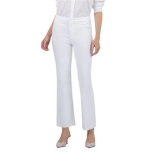 KUT from the Kloth Kelsey Jeans Women's 12 Optic White Flared Leg Ankle DDR2801