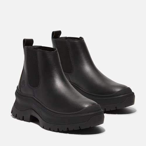 Timberland Roxie Lane TB0A28XMW02 Women's Black Leather Chelsea Boots MEW191