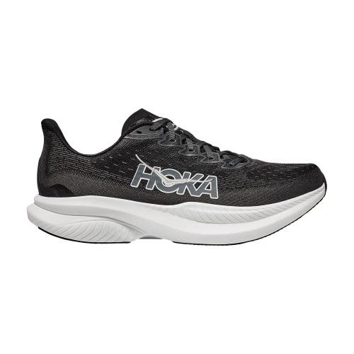 Hoka One One Mach 6 1147834-BWHT Women's US 6 Black White Running Shoes MEW228