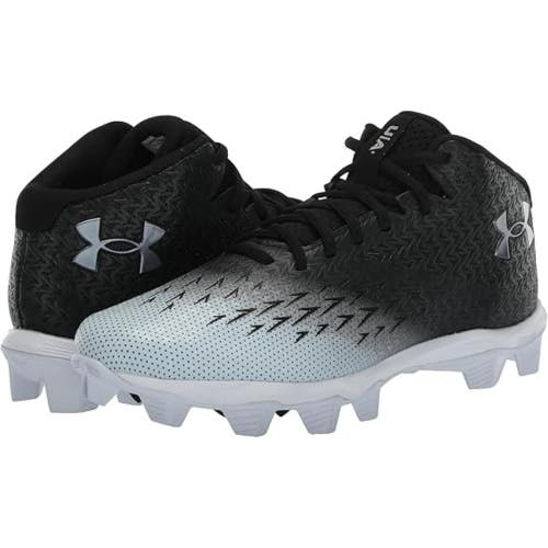 Under Armour Spotlight Franchise RM 4.0 Mens 10.5 Black Football Cleats HAWK3091