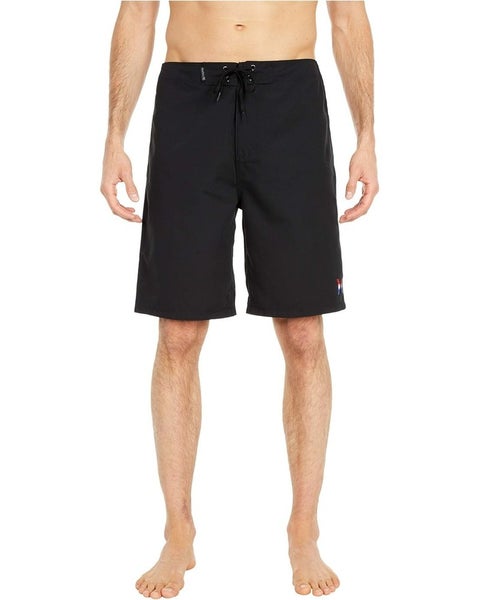 Hurley One Only 2.0 21 Board Shorts Men's 40 Black Drawstring Swimwear DDR2481