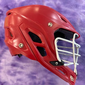 Red Adult Warrior Burn Helmet (Used)