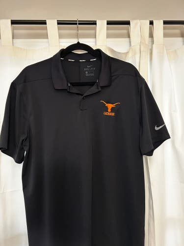 Large Texas Lacrosse Nike Polo Shirt (Used)