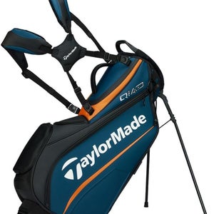 NEW 2026 TaylorMade Qi4D Blue/Black/Orange Tour Stand Carry Golf Bag