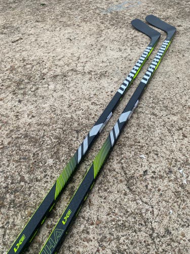 2 Pack Warrior Alpha LX2 Left Handed W88 Pro Stock Hockey Stick 73219