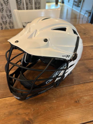 Cascade CPV-R Lacrosse Helmet white/black cage - Used - Size M/L