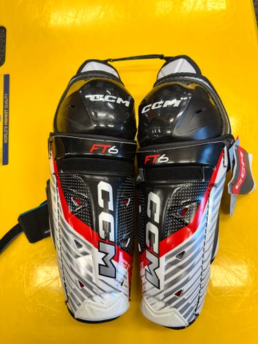 Junior CCM JetSpeed FT6 13" Shin Pads (New)