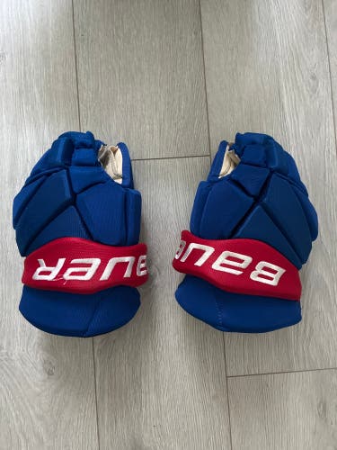 Bauer Vapor Team Gloves 13" (Used) USA Colorway