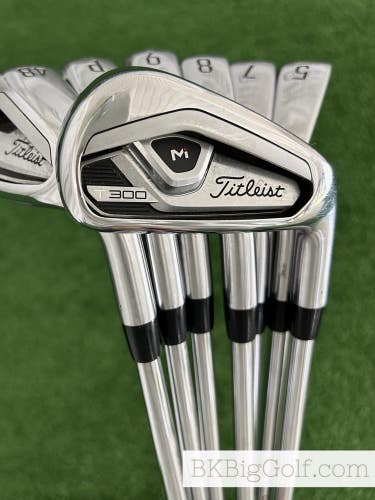 Titleist T300 21 Iron Set 5-48 / True Temper AMT Red Stiff