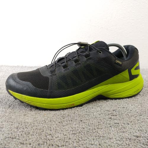Salomon Xa Elevate GTX Mens Size 10 Running Shoes Black Low Top Sneakers
