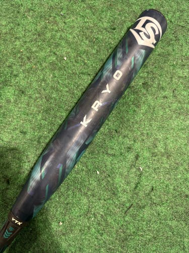 Black 2025 Louisville Slugger Kryo Composite Bat (-10) Composite 22 oz 32" (Used)