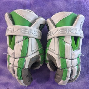 White Maverik M6 Lacrosse Gloves (Used)