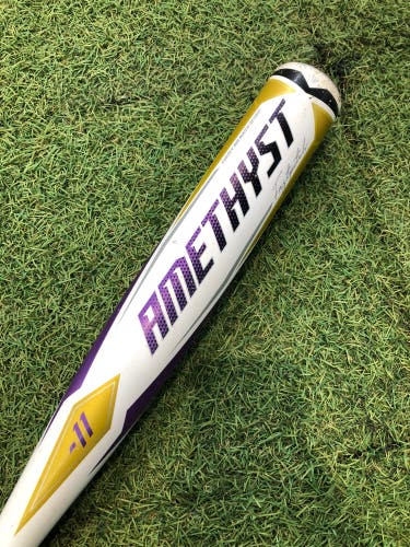 2022 Easton Amethyst Alloy Bat (-11) Alloy 17 oz 28" (Used)