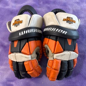 Orange Warrior Evo Lacrosse Gloves (Used)