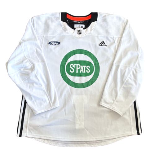 Adidas Toronto Maple Leafs ST PATS Authentic NHL Pro Stock Practice Hockey Jersey 58