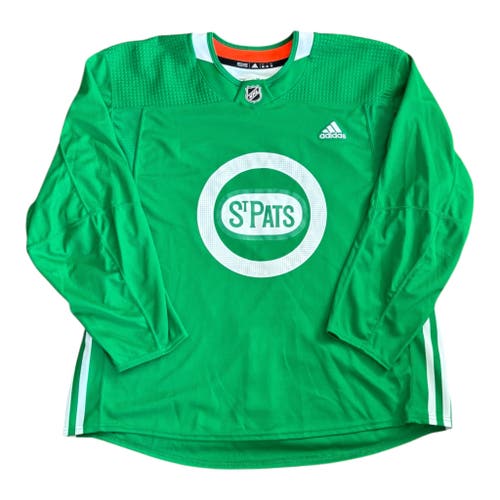 Adidas Toronto Maple Leafs ST PATS Authentic NHL Pro Stock Practice Hockey Jersey 60