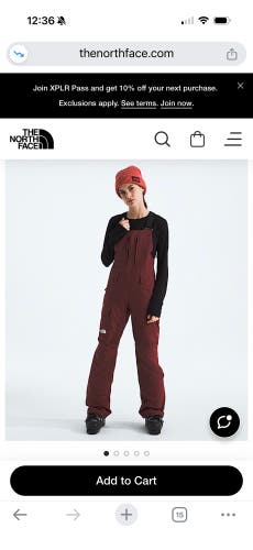 Red Small Women's The North Face Pants (Used)