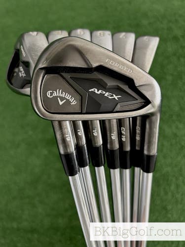 Callaway Apex 19 / Pro Black Smoke Forged Combo Iron Set 5-A