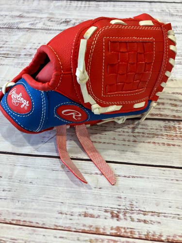 Red Rawlings Players Series RH Baseball Glove 9" (Used)