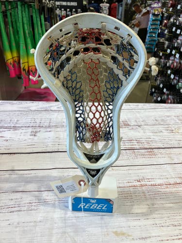 White ECD Lacrosse Rebel Used Stringing Head (Used)