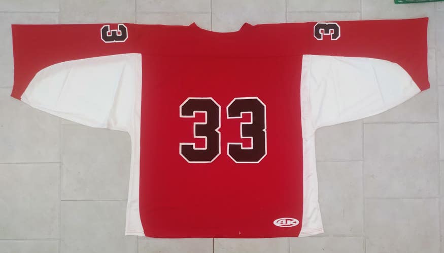 H7100 Hockey Goalie Jersey - 4XL -Red/White - New