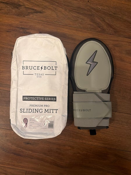 Bruce Bolt Adult Grey Series Sliding Mitt (New)