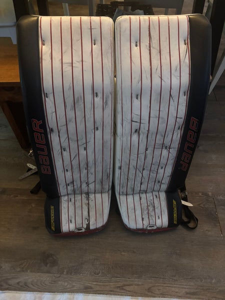 34" Bauer Supreme TotalOne NXG Goalie Leg Pads Pro Stock (Used)
