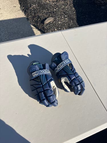 Penn state lacrosse Maverik Max Lacrosse Gloves (Used)