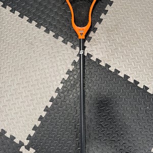 Orange Gait Torq 2 Head paired with Gait Ice Shaft
