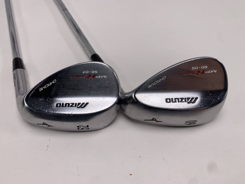 Mizuno MP R Chrome Wedge Set 52* 60* True Temper Dynamic Gold Wedge RH