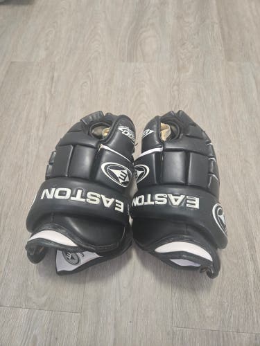 Excellent Condition Easton Synergy X-Treme Senior Hockey Gloves 13" Black/White
