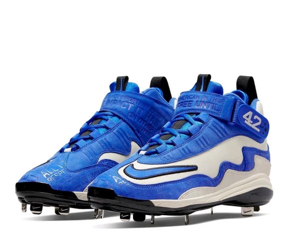 Men’s 11.5 Nike Griffey 1 Jackie Robinson Coconut Milk-Blue Baseball DC9980-100